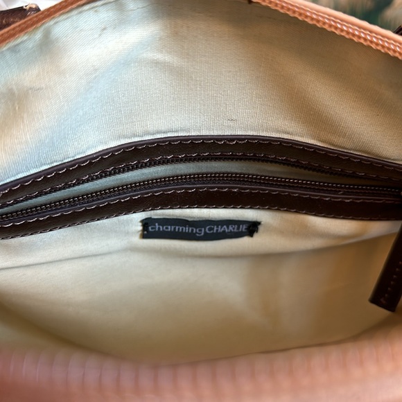 Charming Charlie Brown Studded Decor Handbag 👜 - Picture 11 of 12